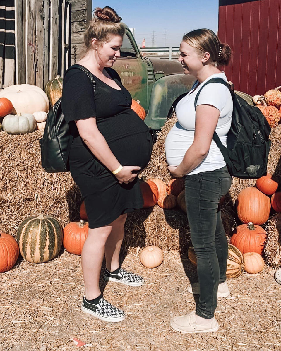 Pregnant at the Pumpkin Patch