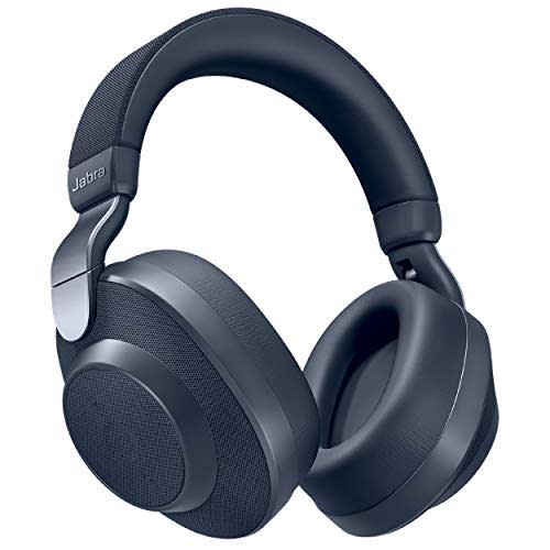 Jabra Elite 85H Wireless Noise-Canceling Headphones, Navy – Over Ear Bluetooth Headphones Compa…