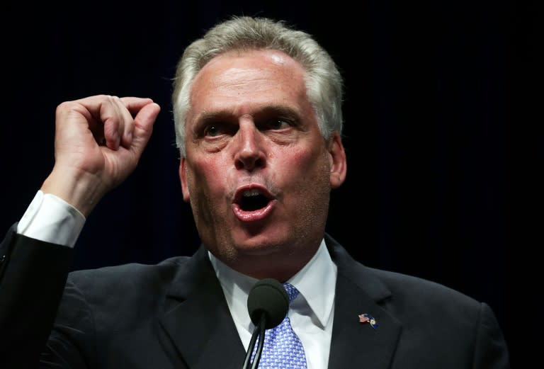 Virginia Governor Terry McAuliffe, a Democrat and gun-owning hunter, says he favors extending "common sense" background checks for firearms purchases