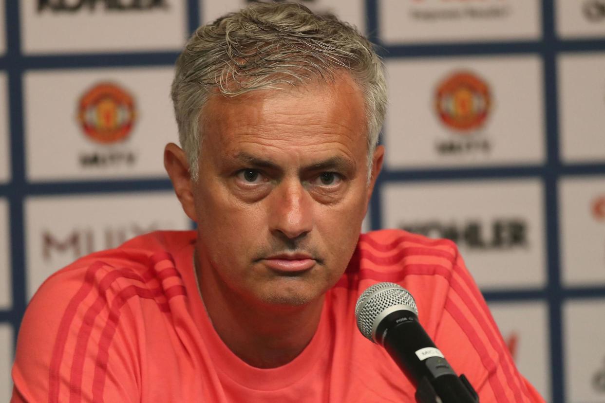 Mourinho did not paint a rosy picture of United's pre-season preparations: Man Utd via Getty Images