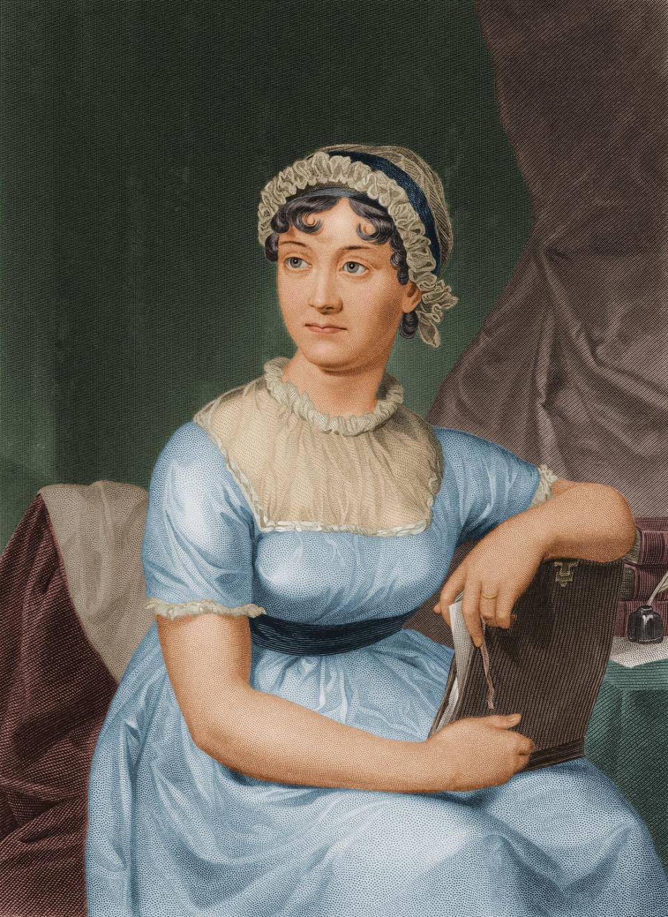 circa 1790 english author jane austen 1775 1817 photo by stock montagestock montagegetty images