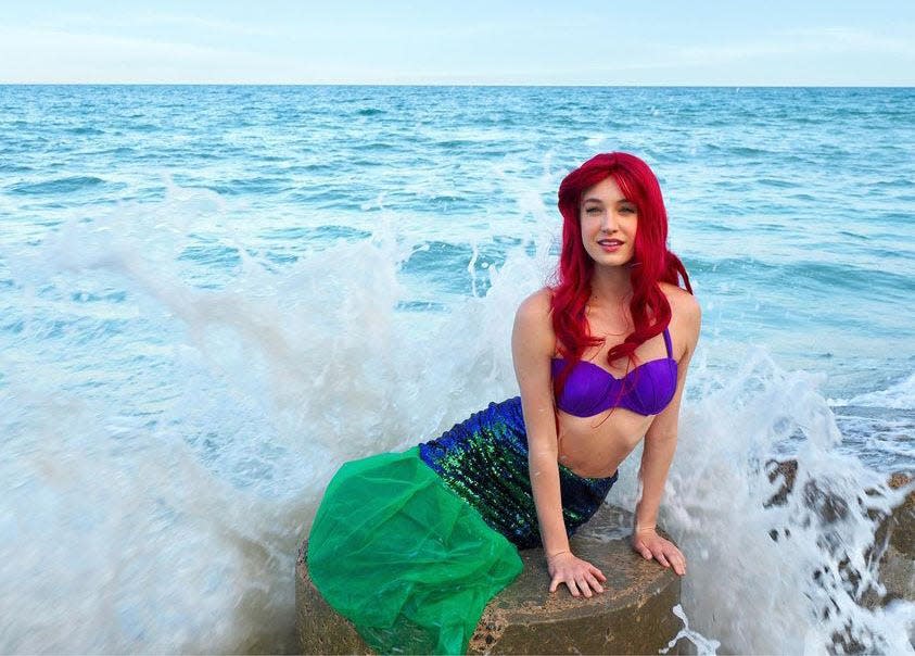 Mary Mattison plays Ariel in Opera House Theatre Co.'s production of "The Little Mermaid."