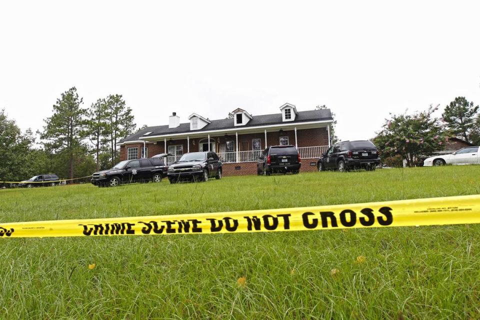 The Smyrna Road home of suspect Freddie Grant, 52, where crews conducted a search in 2012 for missing Columbia teen Gabrielle Swainson. Earlier in the day it was reported that Grant, 52, is accused of taking the girl to the Elgin house. tdominick@thestate.com
