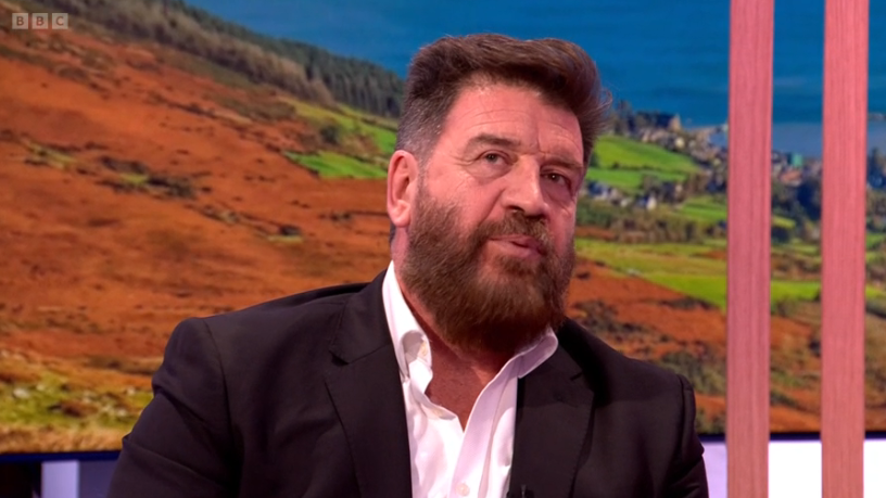 Nick Knowles was on the show to discuss his new travel programme. (BBC screengrab)