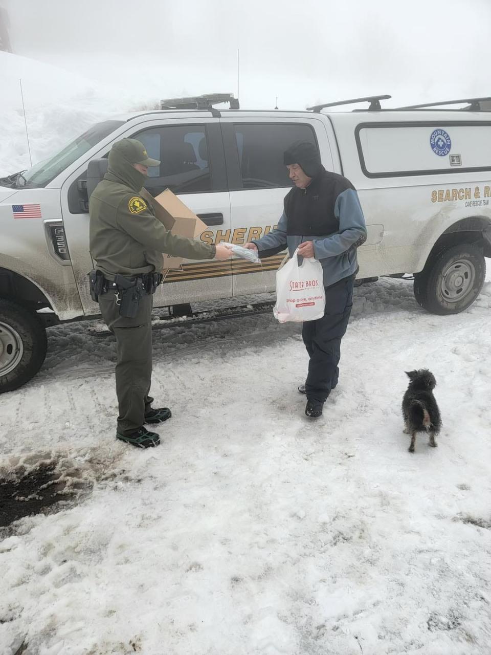 San Bernardino County officials are offering information to those wanting to help residents affected by recent historic snowstorms in local mountain communities.