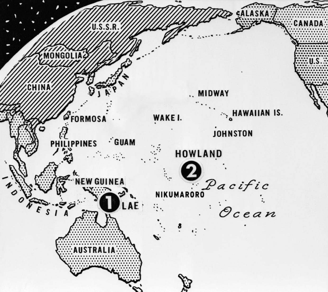 pacific ocean map