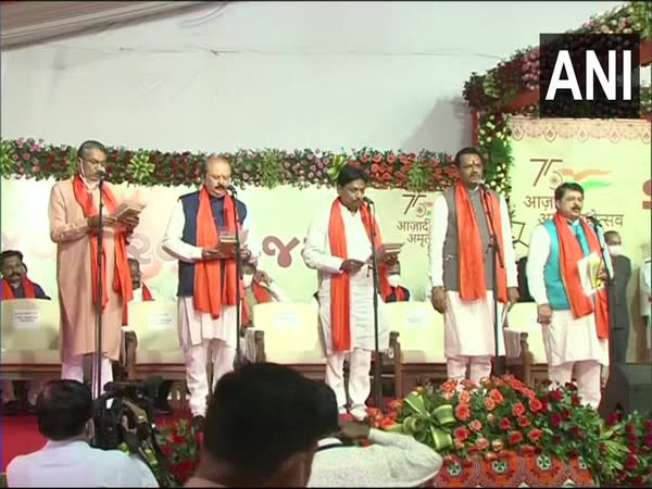 Visual from the swearing in ceremony. (Photo/ ANI)