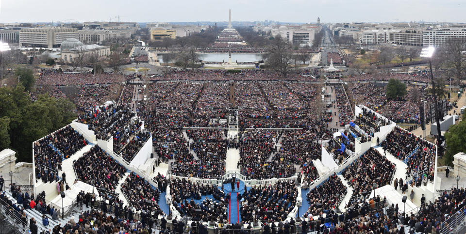 Donald Trump inaugurated