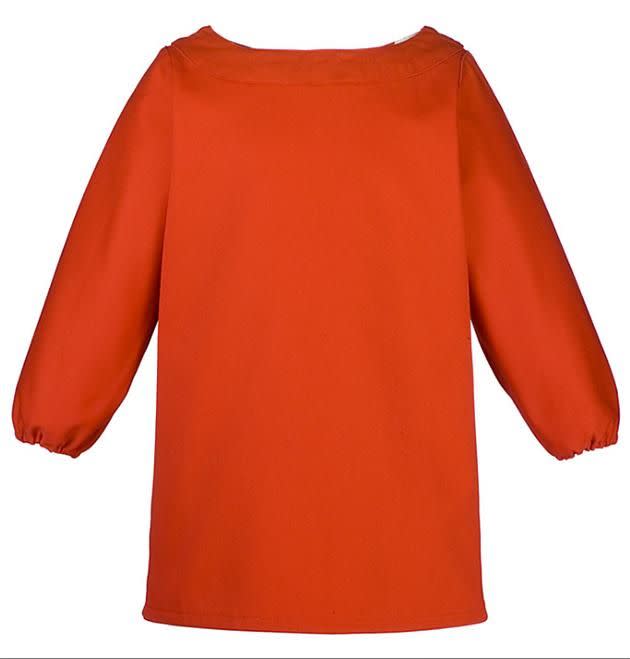 Students need this red smock for arts and crafts class. Photo: John Lewis