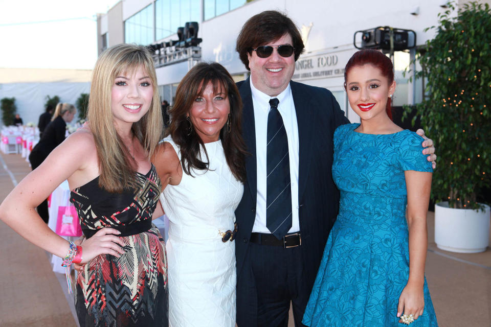 Jennette McCurdy, Lisa Lillien, Dan Schneider, Ariana Grande (Brandon Clark / AP)