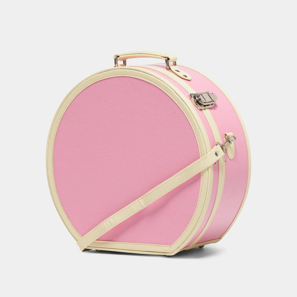 SteamLine Luggage The Entrepreneur Pink Hat Box