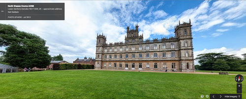 Highclere Castle, settinf for 'Downton Abbey' 