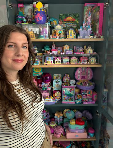 <p>Courtesy of Krystyna Roman and Angelo Bituin</p> Krystyna Roman and her Polly Pocket collection