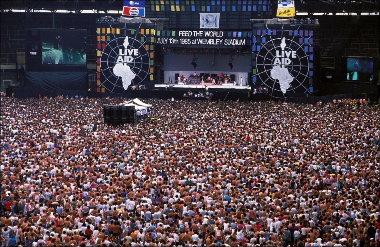 GBR: Live Aid for Africa at Wembley Stadium