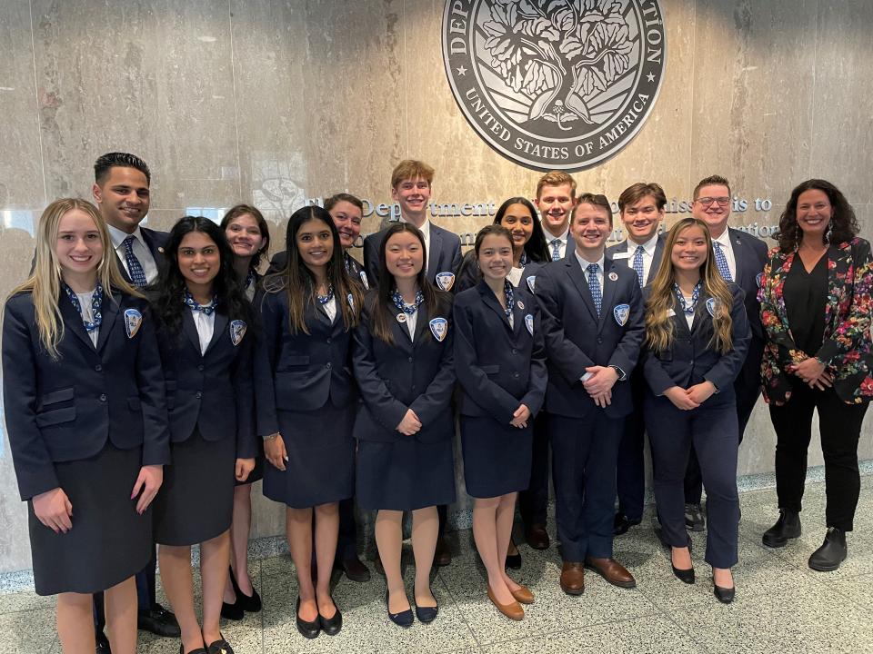 FBLA National Officers met with U.S. Assistant Secretary of Education for Career, Technical, and Adult Education Amy Loyd in Washington, DC during FBLA Week.