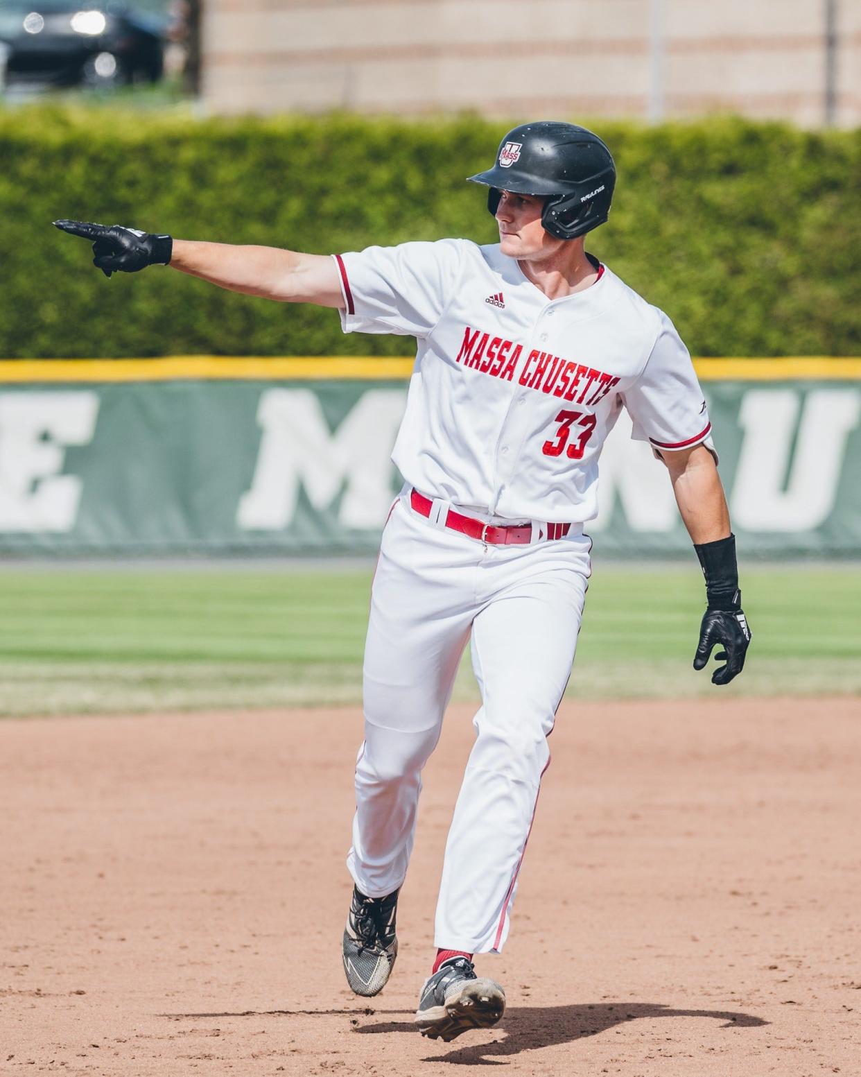 UMass' Mike Gervasi, of Rockland and Archbishop Williams High, finished his collegiate baseball career in 2024.