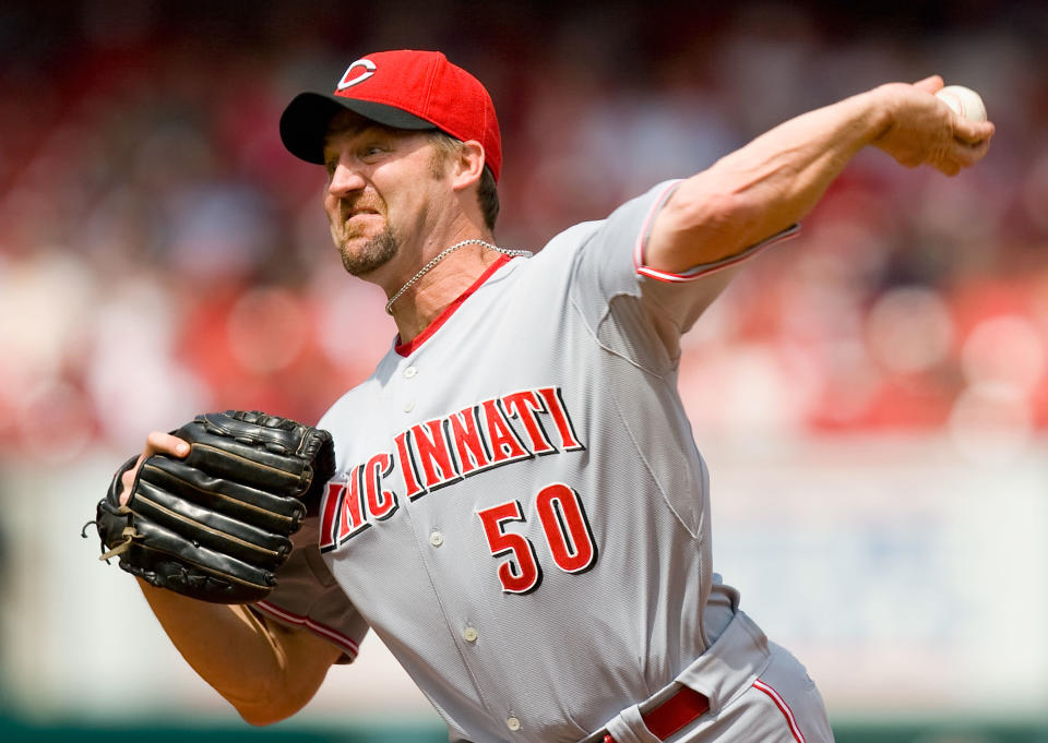 Former pitcher Kent Mercker was 32 years old when blood infiltrated his brain during a start for the Angels. (Getty Images)