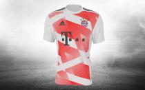 <p>Odd, but Bayern have mixed it up for their away kit… </p>