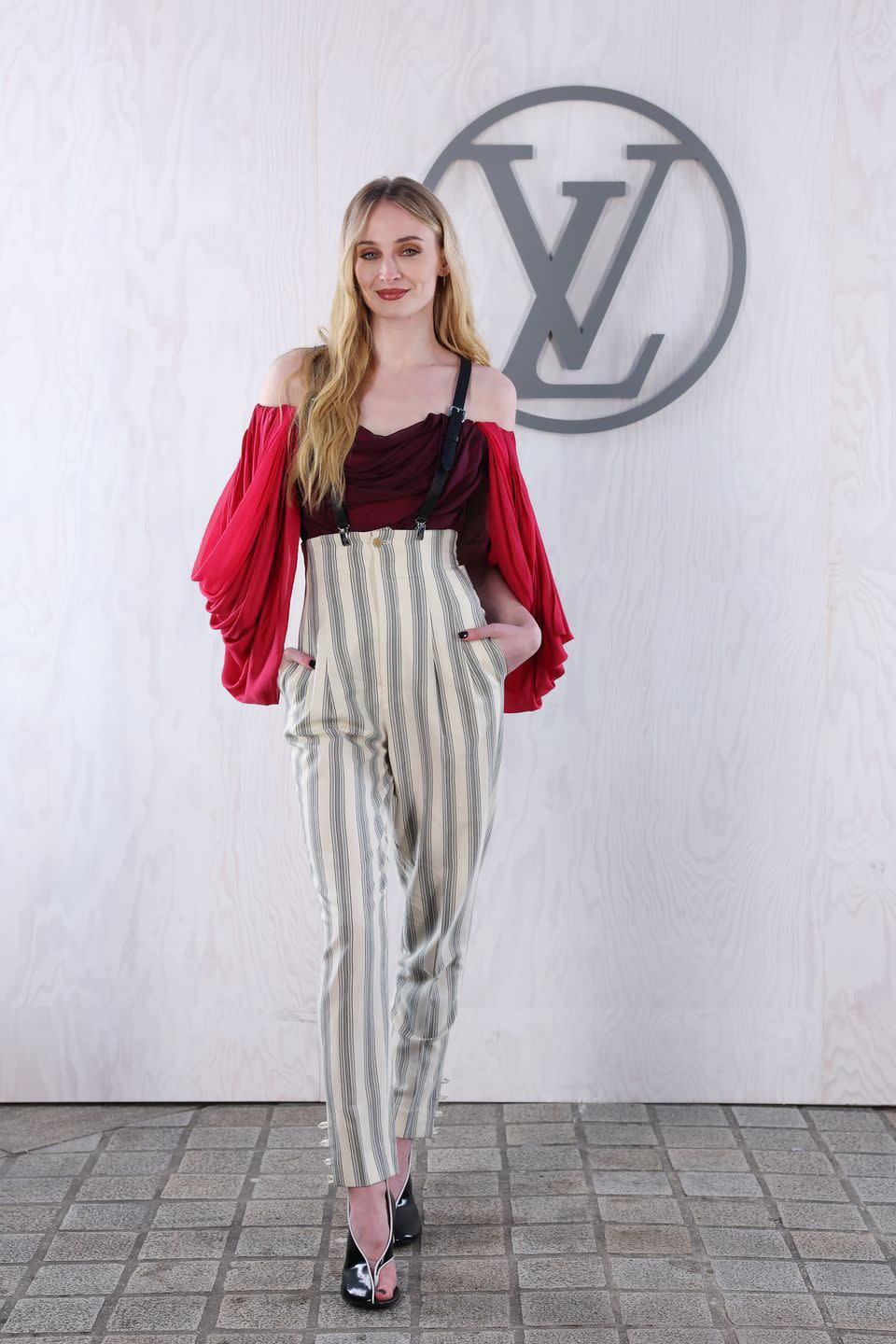 paris, france march 05 sophie turner attends the louis vuitton womenswear fallwinter 2024 2025 show as part of paris fashion week on march 05, 2024 in paris, france photo by pascal le segretaingetty images for louis vuitton