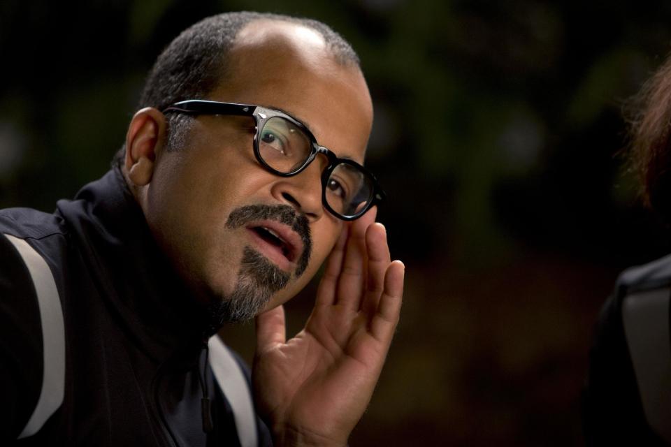 This photo released by Lionsgate shows Jeffrey Wright, as Beetee, in a scene from the film, Hunger Games: Catching Fire." Wright is one of the most versatile African-American actors of his generation. With Broadway chops, an Emmy, Golden Globe, Tony and over 35 films under his belt, including the No. 1 movie “The Hunger Games: Catching Fire,” the 47-year-old actor is far from a household name and he could care less. (AP Photo/Lionsgate, Murray Close)