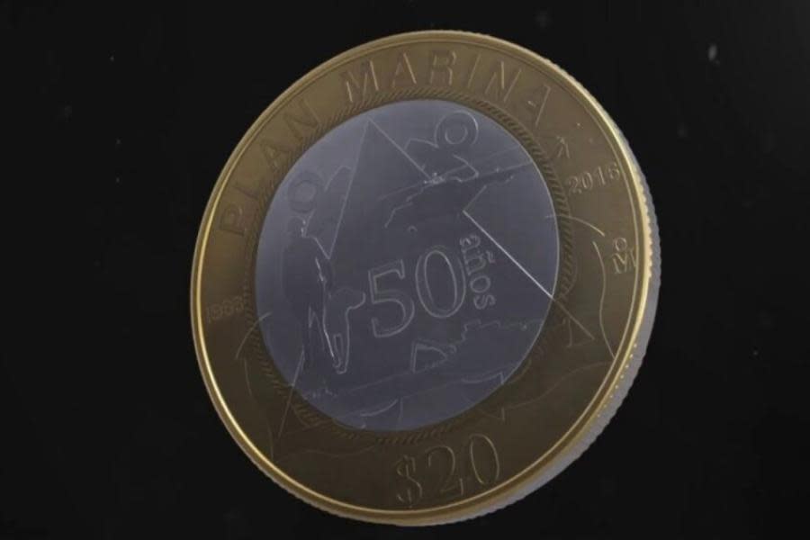 Moneda de 20 pesos con triángulo Illuminati… ¡se vende en 4 millones! 