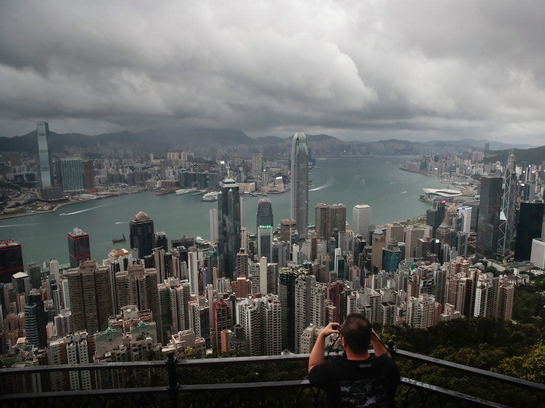 Hong Kong skyline 2019
