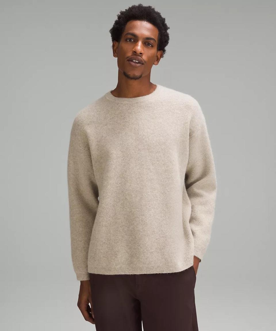 <p><a href="https://go.redirectingat.com?id=74968X1596630&url=https%3A%2F%2Fshop.lululemon.com%2Fp%2Fmens-sweaters%2FAlpaca-Wool-Blend-Crewneck-Sweater%2F_%2Fprod11530365&sref=https%3A%2F%2Fwww.menshealth.com%2Fstyle%2Fg37793752%2Fbest-sweaters-for-men%2F" rel="nofollow noopener" target="_blank" data-ylk="slk:Shop Now;elm:context_link;itc:0;sec:content-canvas" class="link ">Shop Now</a></p><p>Alpaca Wool-Blend Crewneck Sweater</p><p>lululemon.com</p><p>$168.00</p>