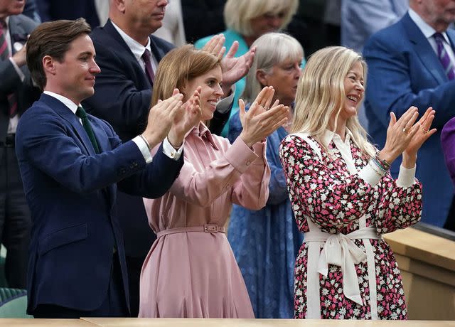 <p>John Walton/PA Images via Getty</p> Lady Helen Taylor attends day twelve of Wimbledon at the All England Lawn Tennis and Croquet Club on July 14, 2023.