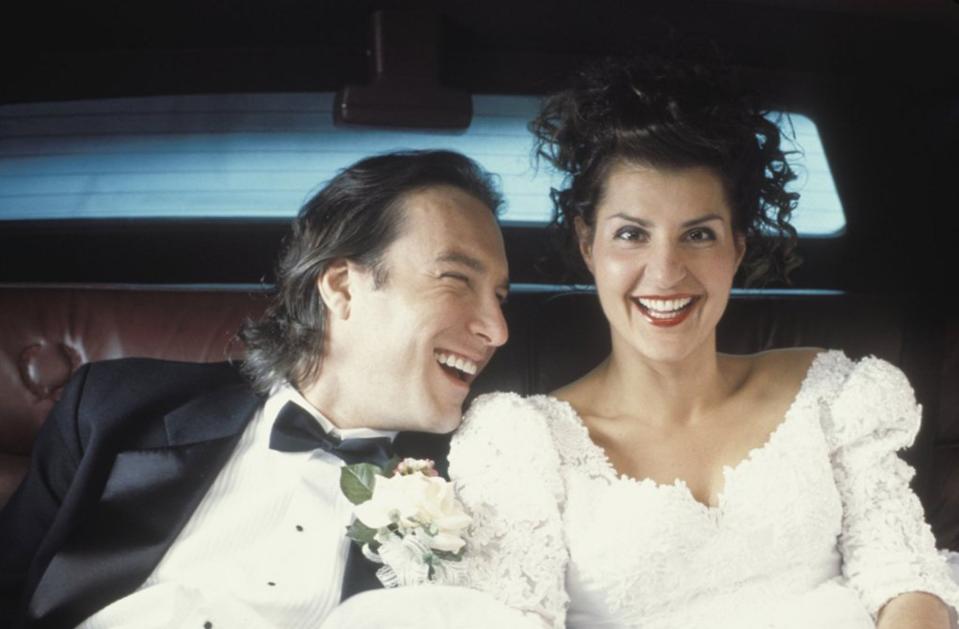 Image: MY BIG FAT GREEK WEDDING 2002) JOHN CORBETT NIA VARDALOS JOEL ZWICK DIR) MOVIESTORE COLLECTION LTD (Alamy Stock Photo)