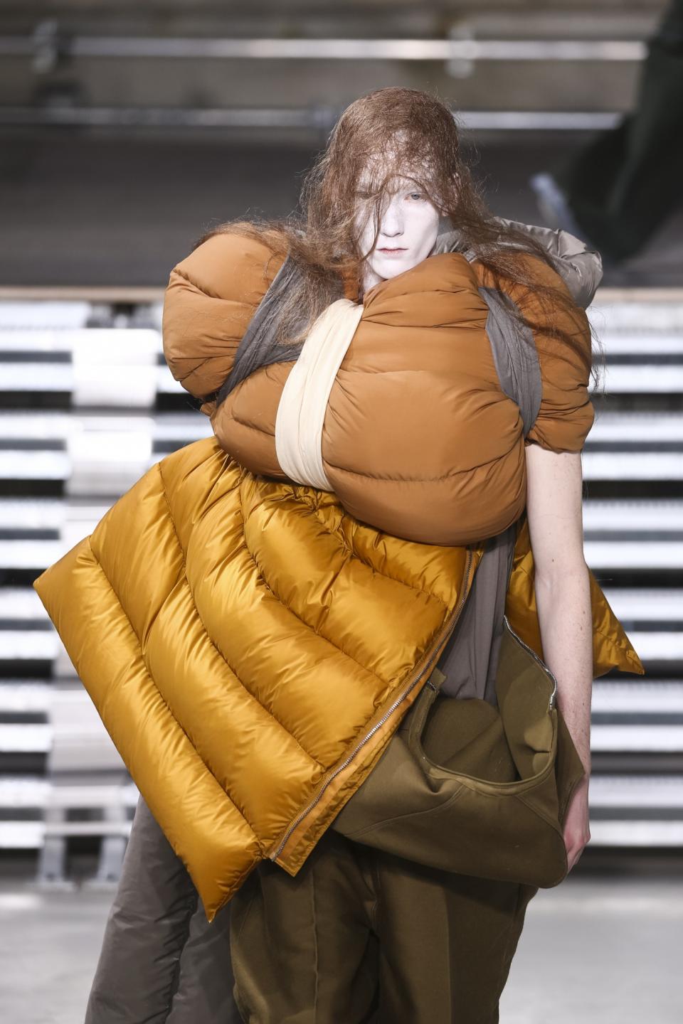 <p>Was the brief for this collection? Make an outfit out of camping gear? [Photo: Getty] </p>