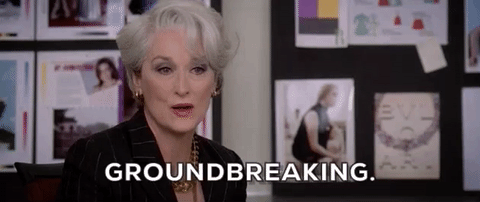 Groundbreaking Meryl Streep GIF - Find & Share on GIPHY