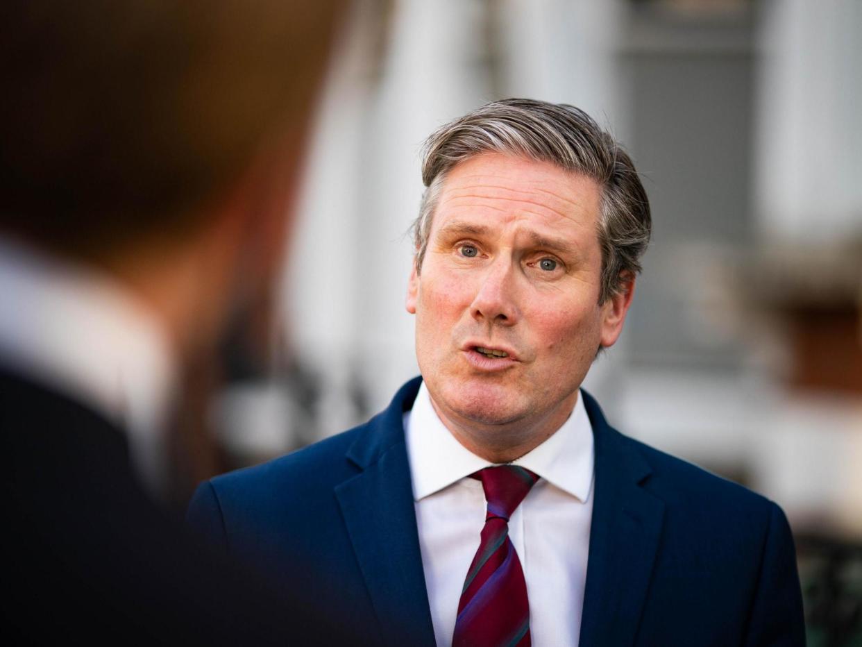 Sir Keir Starmer has accused the government of 'winging it' over the coronavirus crisis: Aaron Chown/PA Wire