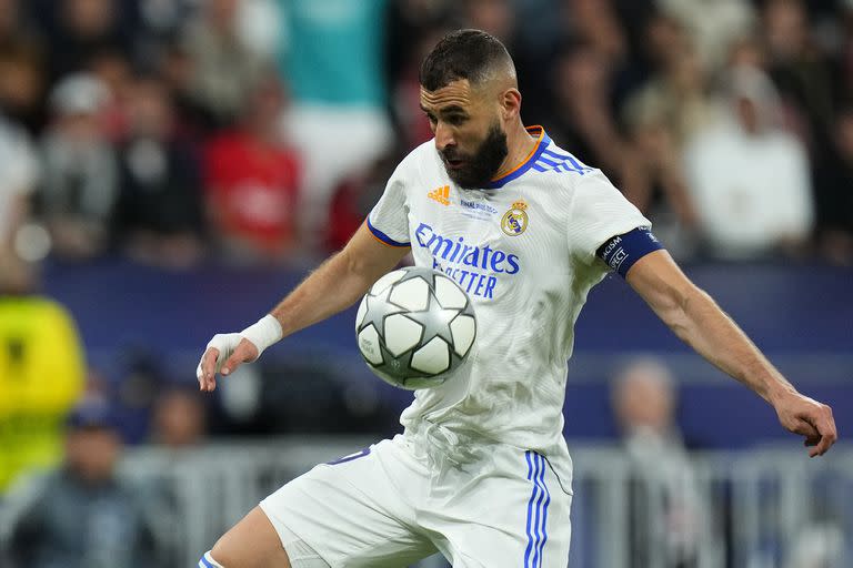 Karim Benzema fue la gran figura en la final de la Champions League en la que se consagró Real Madrid, ante Liverpool