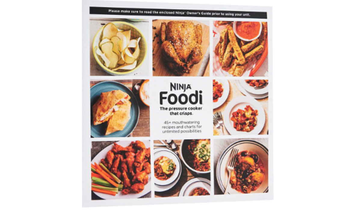 Cover of the Ninja Foodi pressure cooker cook book