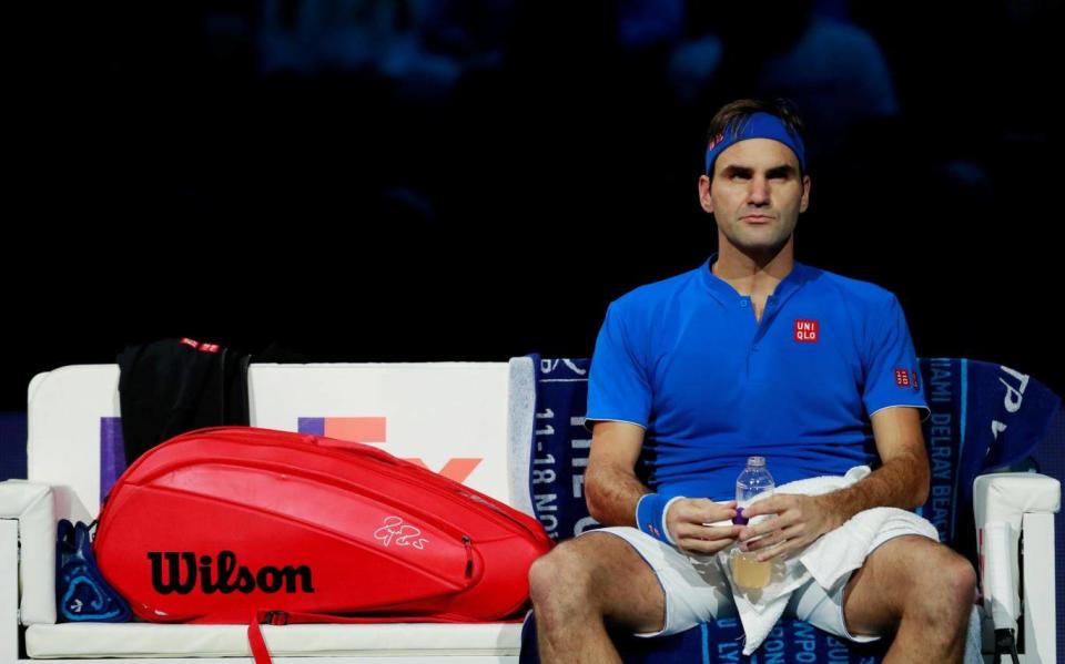 Federer was eliminated by eventual winner Alexander Zverev in the ATP Finals (Reuters)