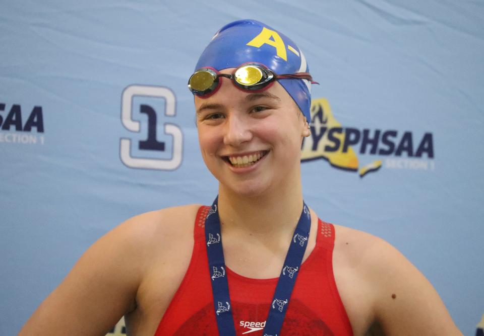 Ardsley/Dobbs Ferry's Lucy Walker, pictured Nov. 8, won the 200 freestyle Saturday.