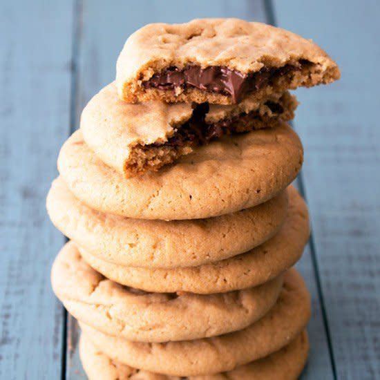 <strong>Get the <a href="https://www.handletheheat.com/nutella-stuffed-peanut-butter-cookies/" target="_blank">Nutella Stuffed Peanut Butter Cookies recipe</a> from Handle the Heat</strong>