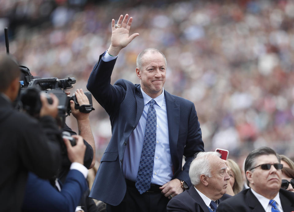 Jim Kelly has been fighting cancer repeatedly for the last five years. (AP Photo/Pablo Martinez Monsivais)