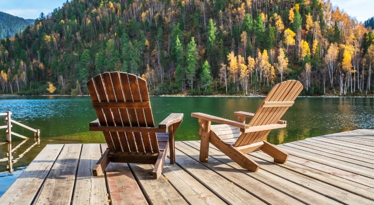 Two chairs in an affordable retirement location