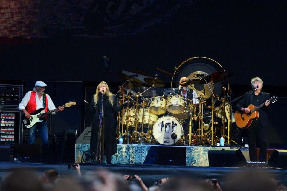 Fleetwood Mac on stage in concert performing live at Wembley in 2019 (Mirrorpix)