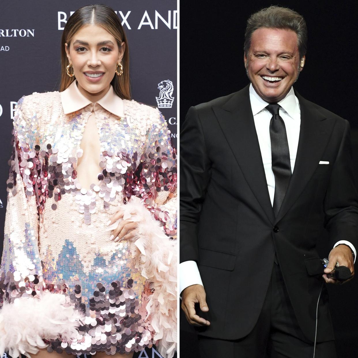 Michelle Salas y Luis Miguel. Sean Zanni/Getty Images for Bronx & Banco; Ethan Miller/Getty Images       