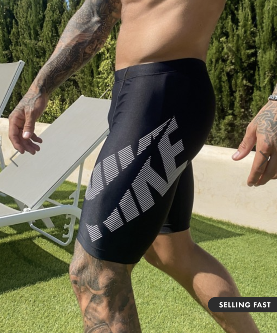 Nike swimming jammer with swoosh logo, S$$44.46 (was S$55.58). PHOTO: ASOS