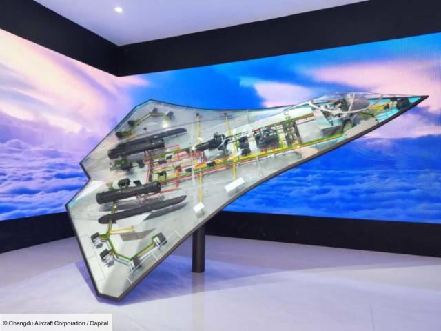 La Chine d voile le design de son futur avion de chasse furtif