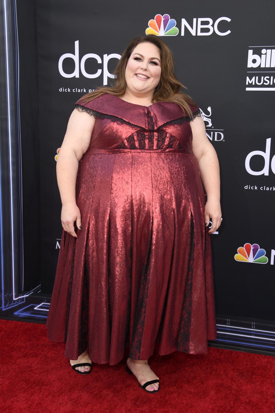 <h1 class="title">Chrissy Metz in Tadashi Shoji and David Yurman jewelry</h1><cite class="credit">Photo: Getty Images</cite>