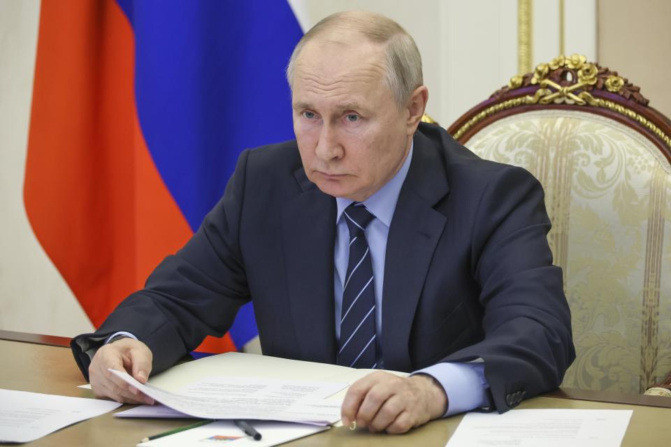 Vladimir Putin. (Mikhail Klimentyev, Sputnik, Kremlin/Pool Photo via AP)