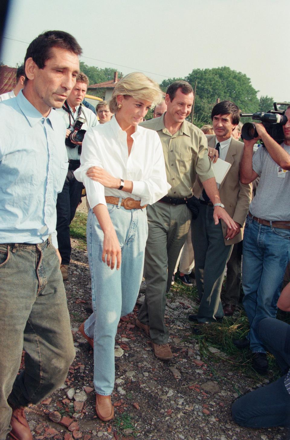 princess diana 1997 bosnia