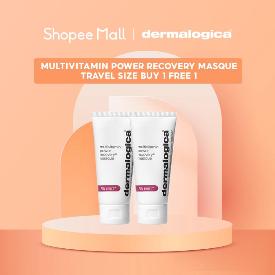 Shopee x Dermalogica Brand Box - MultiVitamin Power Recovery Masque travel size, Buy 1 get 1 free at SGD30. (Photo: Shopee SG)