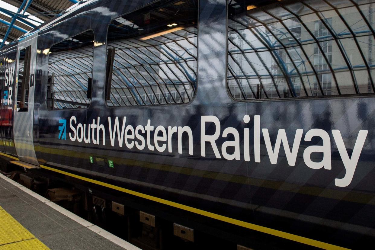 South Western Railway and rail union RMT have been at loggerheads over train guards: PA