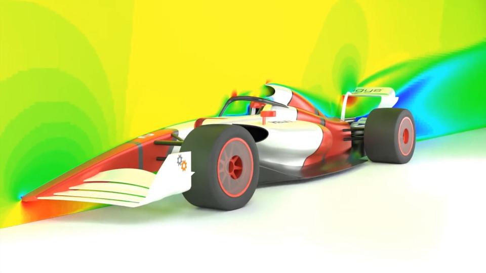 What an F1 Car Porpoising Looks Like Using Computational Fluid Dynamics photo