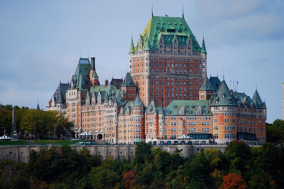 [UNVERIFIED CONTENT] The Ch?teau Frontenac in Quebec City, Quebec, Canada. It was designated a National Historic Site of Canada and one the famous landmark of Quebec City.